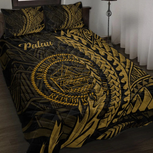 Palau Quilt Bed Set - Wings Style