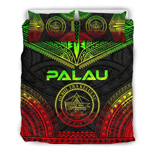 Palau Polynesian Chief Duvet Cover Set - Reggae Version
