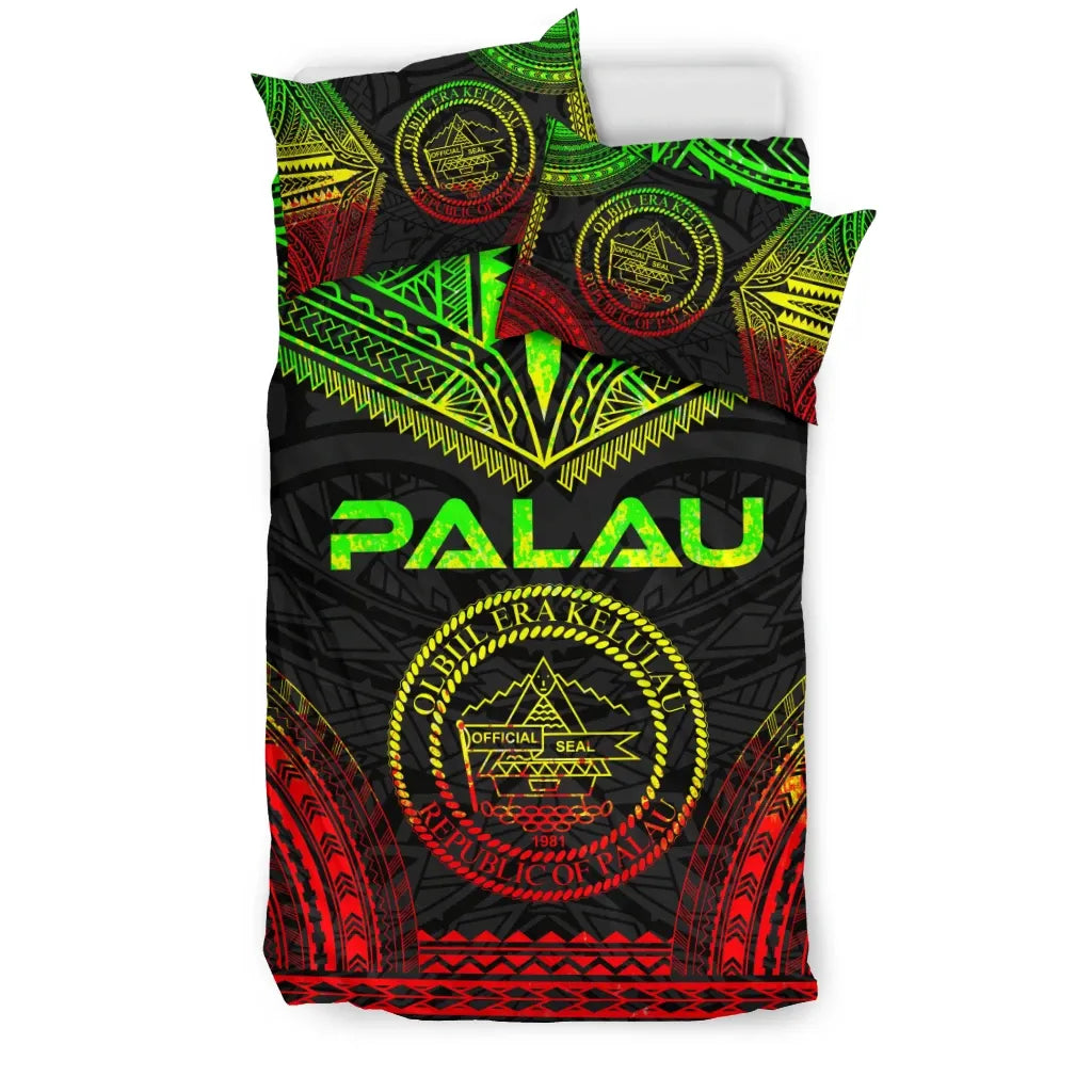 Palau Polynesian Chief Duvet Cover Set - Reggae Version