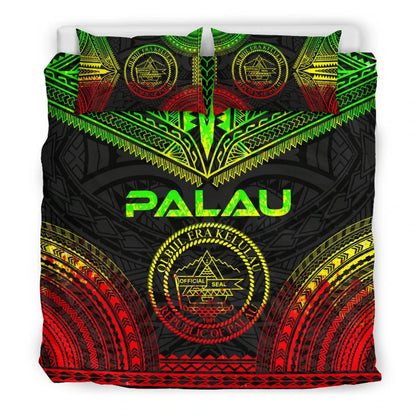 Palau Polynesian Chief Duvet Cover Set - Reggae Version