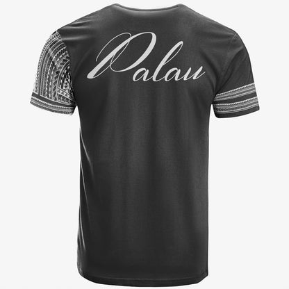 Palau T-Shirt - Grey Color Simple Style