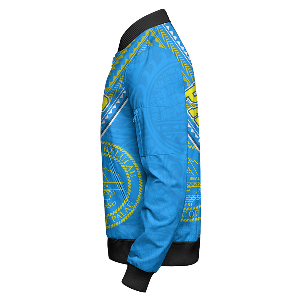 Palau Bomber Jacket Flag And Coat Of Arms