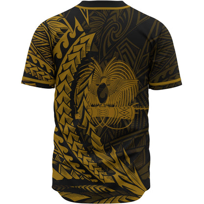 Papua New Guinea Baseball Shirt - Wings Style