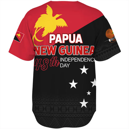 Papua New Guinea Baseball Shirt Independence Day 2023