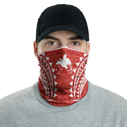 Papua New Guinea Neck Gaiter - Tribal Pattern Red