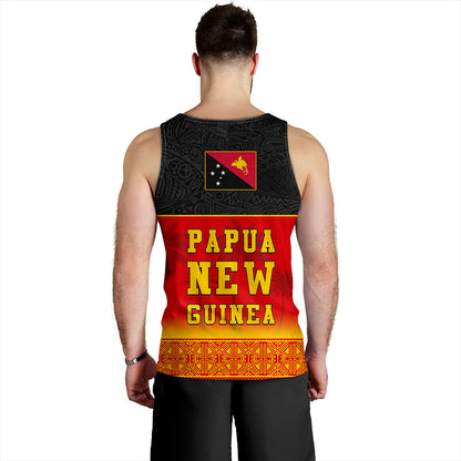 Papua New Guinea Tank Top Tribal Pattern Traditional Culture