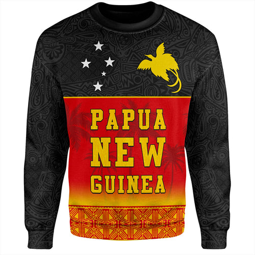 Papua New Guinea Sweatshirt Tribal Pattern Traditional Culture