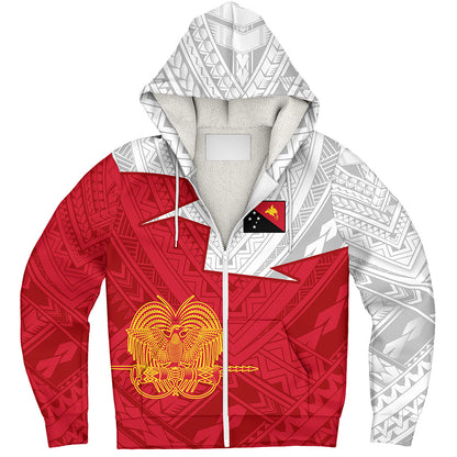 Papua New Guinea Long Sleeve Shirt Polynesian Tattoo Flag And Coat Of Arms