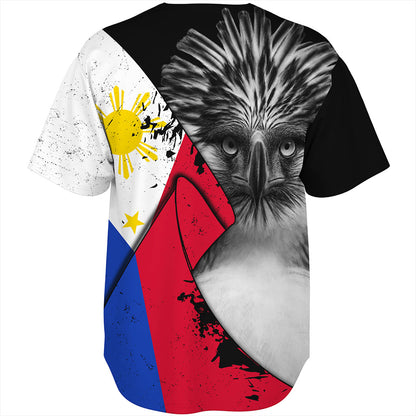 Philippines Filipinos Baseball Shirt Flag Shoul Style