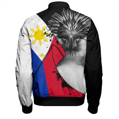 Philippines Filipinos Bomber Jacket Flag Shoul Style