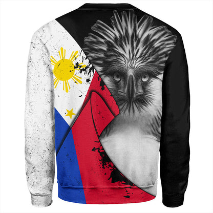 Philippines Filipinos Sweatshirt Flag Shoul Style