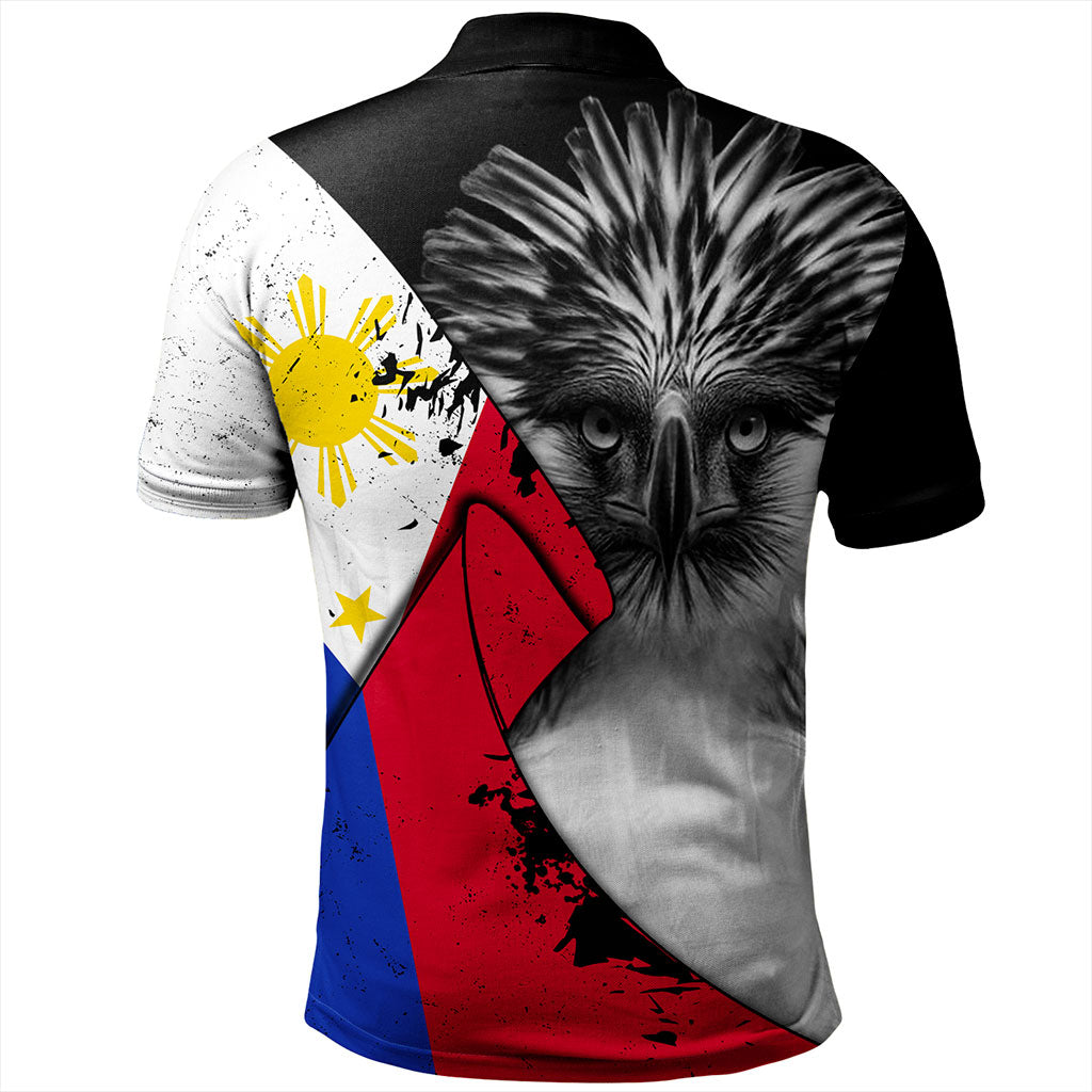 Philippines Filipinos Polo Shirt Flag Shoul Style