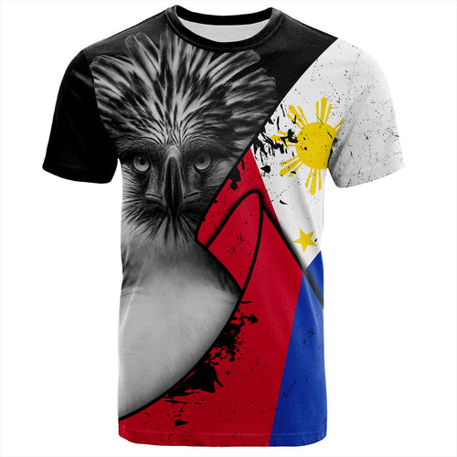 Philippines Filipinos T-Shirt Flag Shoul Style