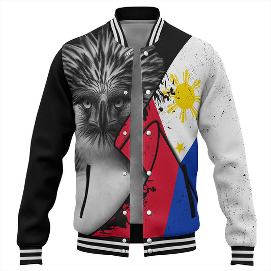 Philippines Filipinos Baseball Jacket Flag Shoul Style