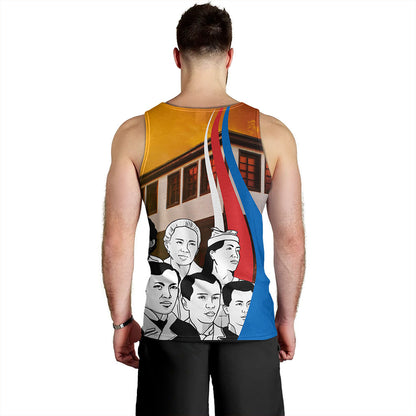 Philippines Filipinos Tank Top National Heroes Flag Sun And Star