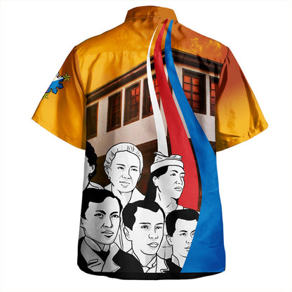 Philippines Filipinos Hawaiian Shirt National Heroes Flag Sun And Star