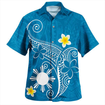 Philippines Filipinos Hawaiian Shirt Polynesia Floral Tribal