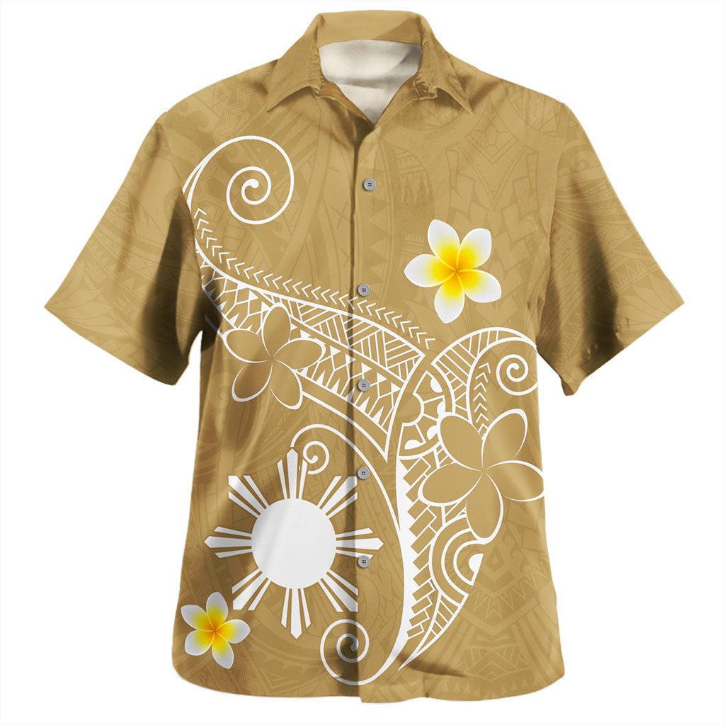 Philippines Filipinos Hawaiian Shirt Polynesia Floral Tribal