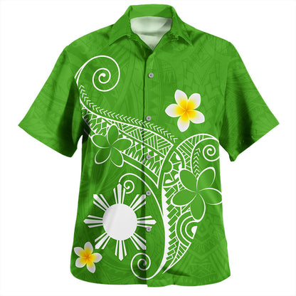 Philippines Filipinos Hawaiian Shirt Polynesia Floral Tribal