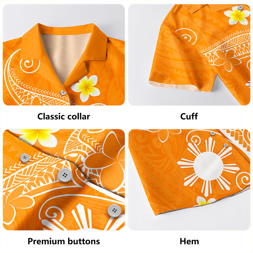Philippines Filipinos Hawaiian Shirt Polynesia Floral Tribal Ver.1