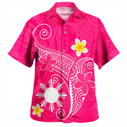 Philippines Filipinos Hawaiian Shirt Polynesia Floral Tribal Ver.1