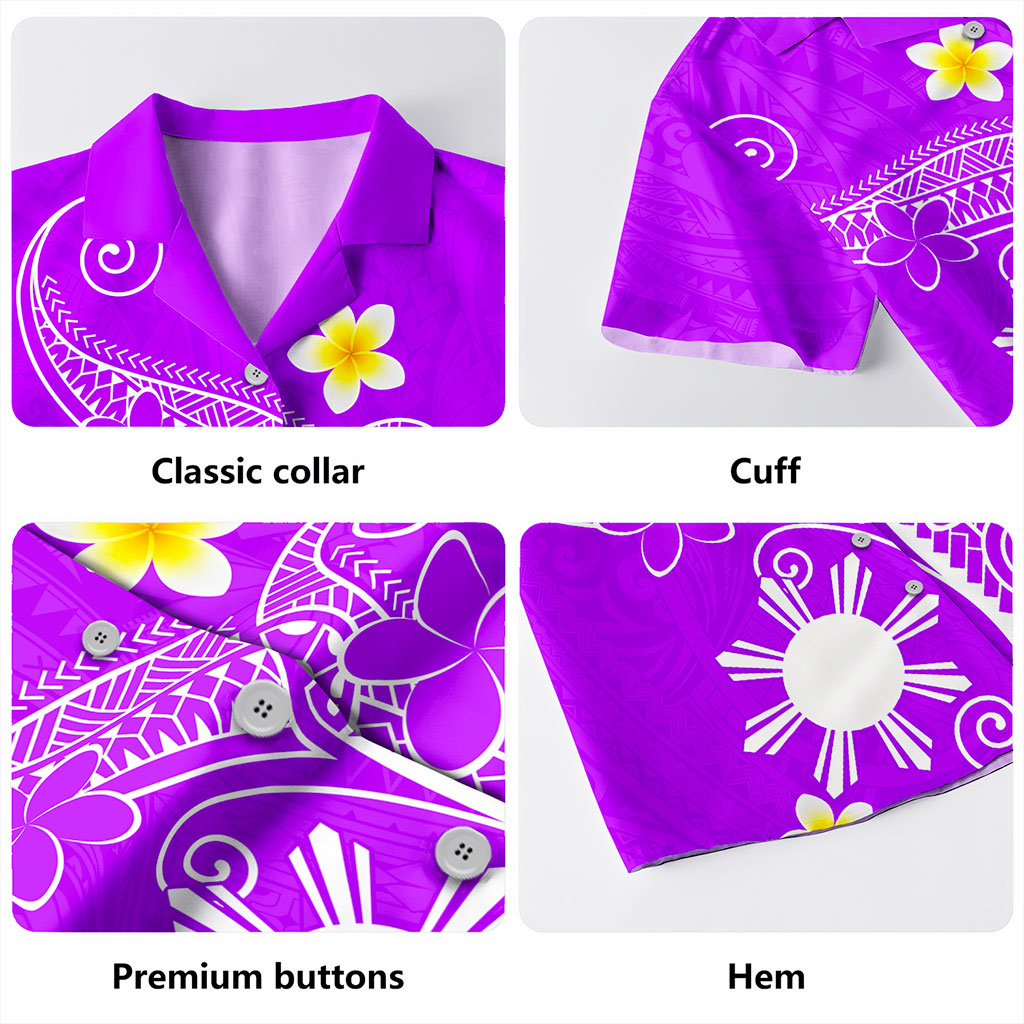 Philippines Filipinos Hawaiian Shirt Polynesia Floral Tribal Ver.1