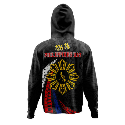Philippines Filipinos Hoodie Independence Day Polynesia Tribal Wave