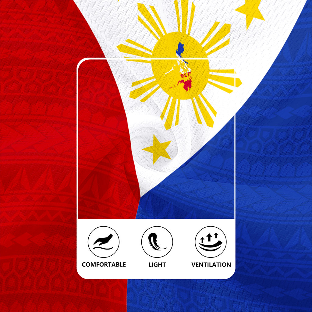 Philippines Filipinos Rugby Jersey Polynesia Tribal Flag