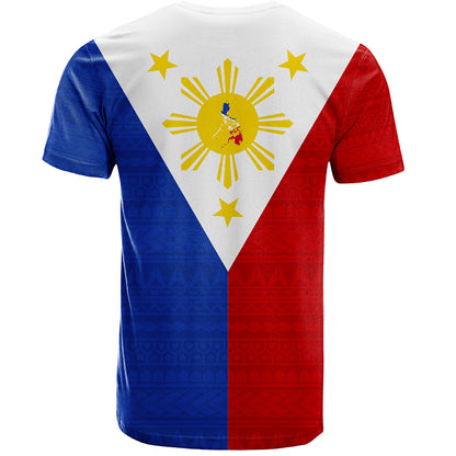 Philippines Filipinos T-Shirt Polynesia Tribal Flag