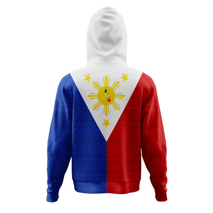 Philippines Filipinos Hoodie Polynesia Tribal Flag
