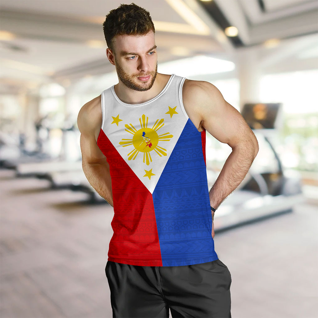 Philippines Filipinos Tank Top Polynesia Tribal Flag