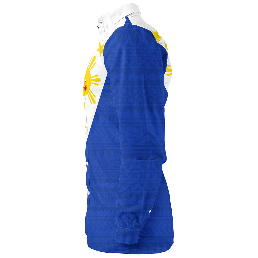 Philippines Filipinos Long Sleeve Shirt Polynesia Tribal Flag