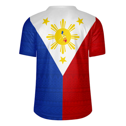 Philippines Filipinos Rugby Jersey Polynesia Tribal Flag