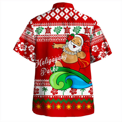 Philippines Filipinos Hawaiian Shirt Santa Claus Ho Ho Ho Christmas