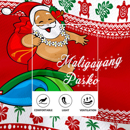 Philippines Filipinos Rugby Jersey Santa Claus Ho Ho Ho Christmas