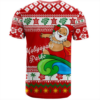 Philippines Filipinos T-Shirt Santa Claus Ho Ho Ho Christmas