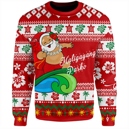 Philippines Filipinos Sweatshirt Santa Claus Ho Ho Ho Christmas