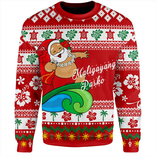 Philippines Filipinos Sweatshirt Santa Claus Ho Ho Ho Christmas