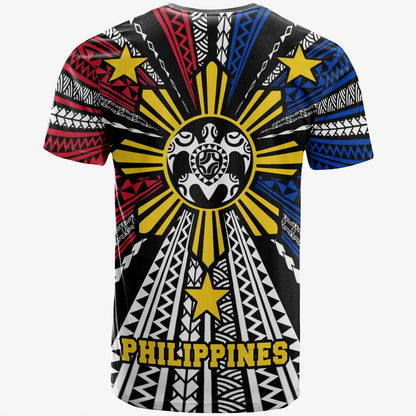 Philippines Custom Personalized T-Shirt - Philippines Turtle Flag