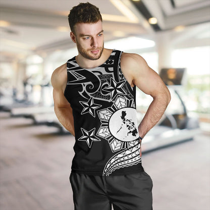 Philippines Filipinos Tank Top Traditional Tribal Tattoo Style