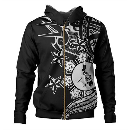 Philippines Filipinos Hoodie Traditional Tribal Tattoo Style