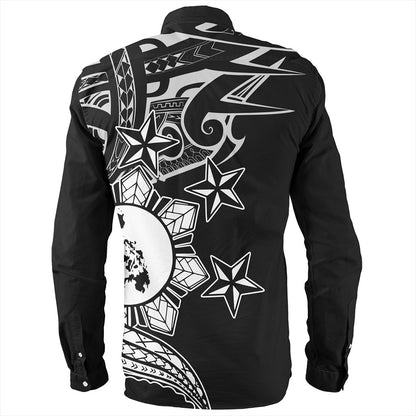 Philippines Filipinos Long Sleeve Shirt Traditional Tribal Tattoo Style