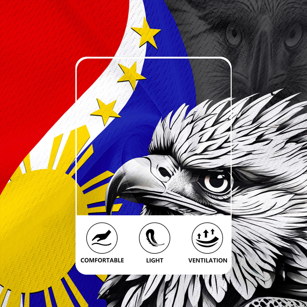 Philippines Filipinos Rugby Jersey Flag Eagles Animal Style