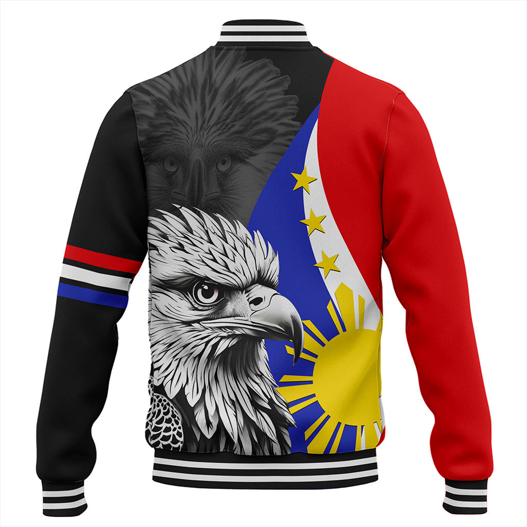 Philippines Filipinos Baseball Jacket Flag Eagles Animal Style