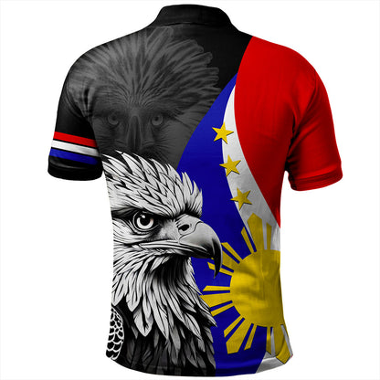 Philippines Filipinos Polo Shirt Flag Eagles Animal Style