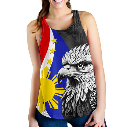 Philippines Filipinos Women Tank Flag Eagles Animal Style