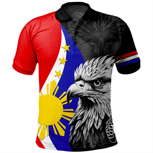 Philippines Filipinos Polo Shirt Flag Eagles Animal Style