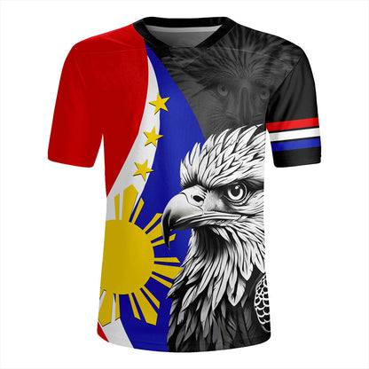 Philippines Filipinos Rugby Jersey Flag Eagles Animal Style