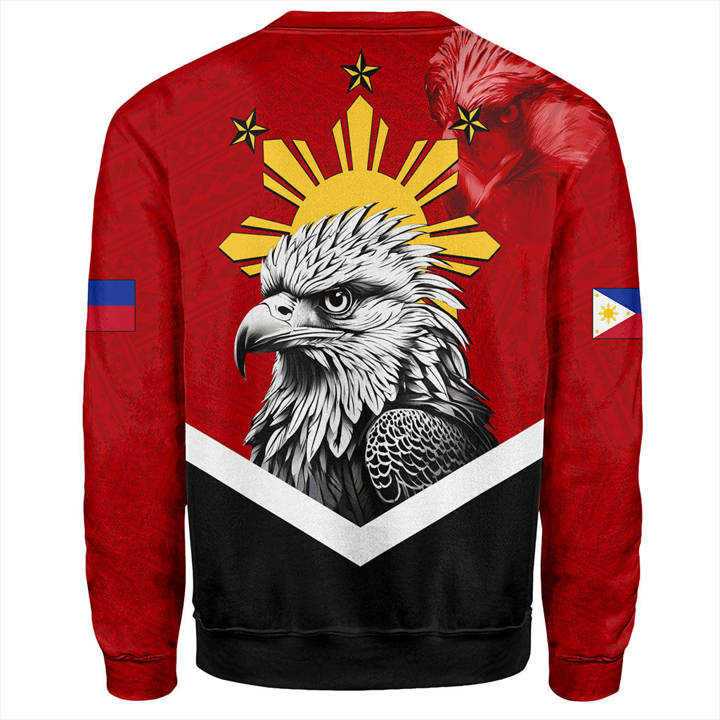 Philippines Filipinos Sweatshirt Eagles Polynesian Art Dawring