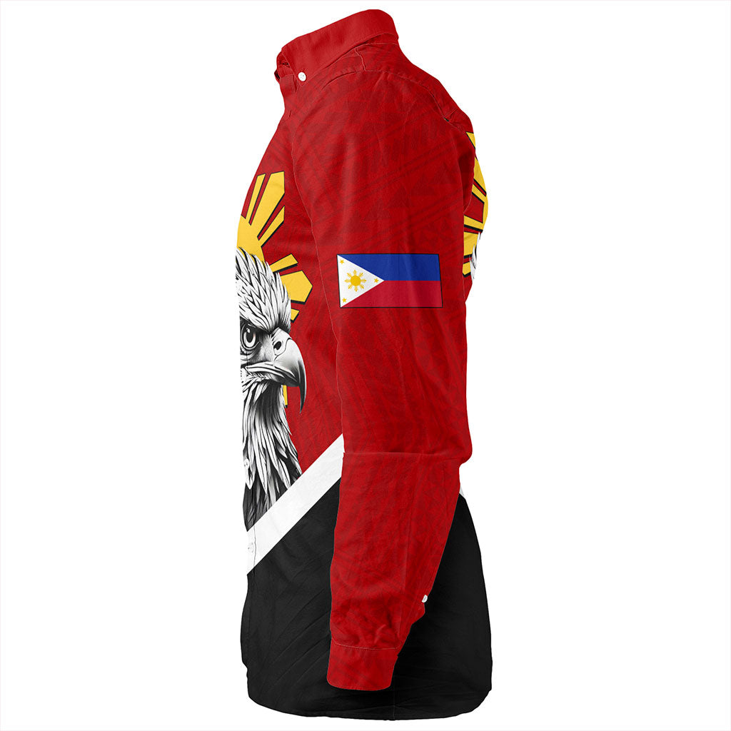 Philippines Filipinos Long Sleeve Shirt Eagles Polynesian Art Dawring
